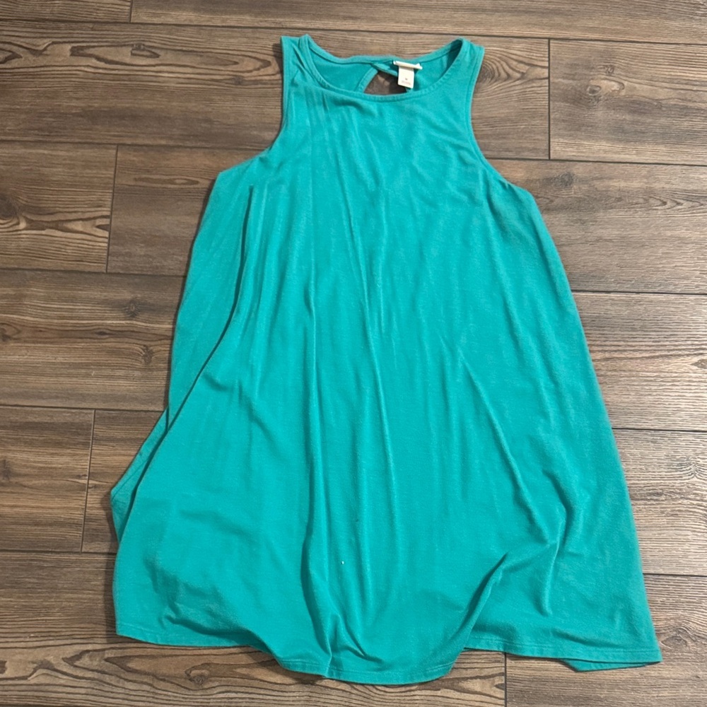 Mossimo Supply Co. Turquoise Mini Dress